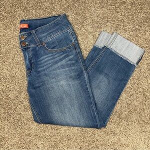 Astor denim Jean Capris size 13 juniors stretch casual mid rise classic pockets
